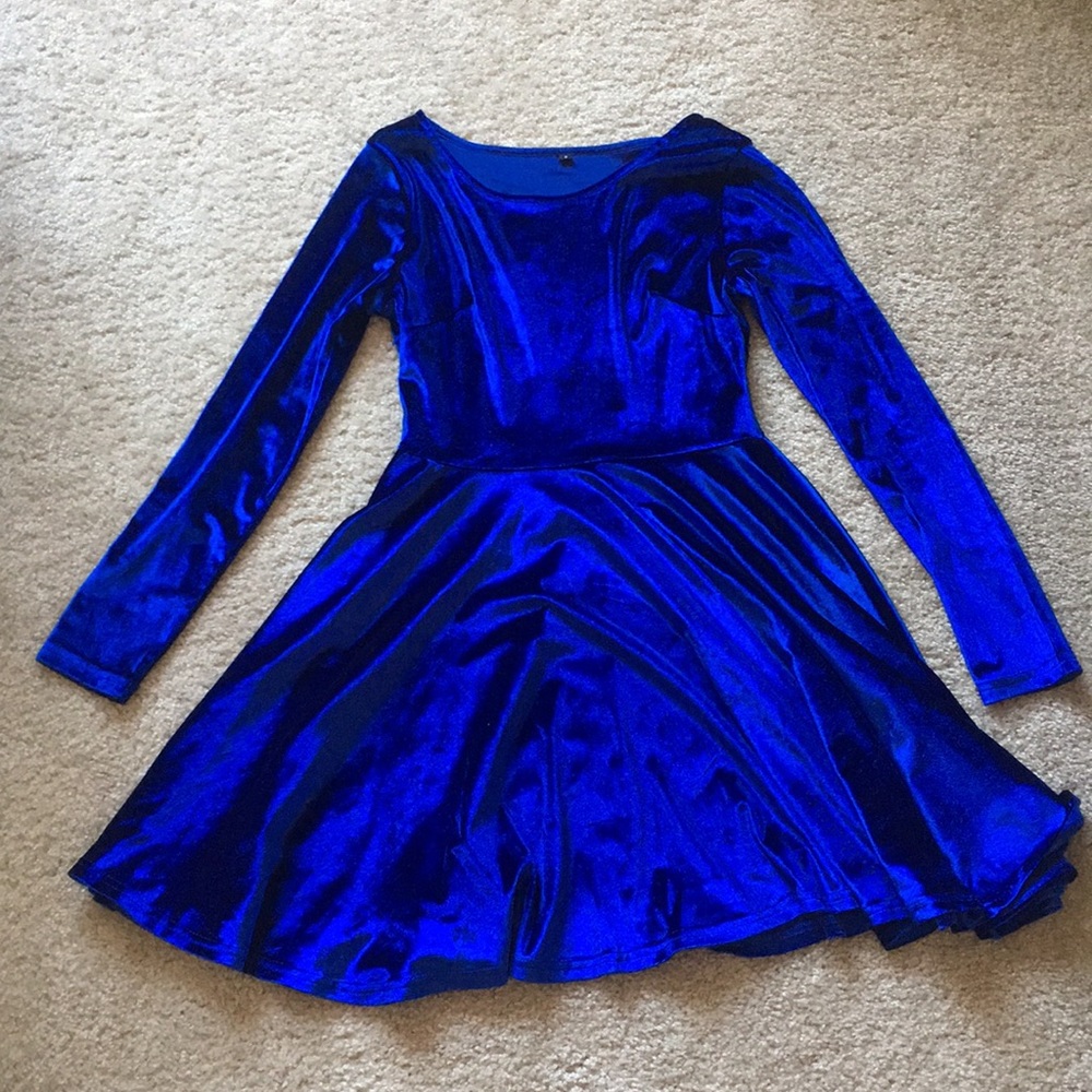 Gorgeous velvet skater dress